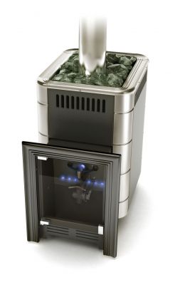 Газовая банная печь Уренгой антрацит, НВ