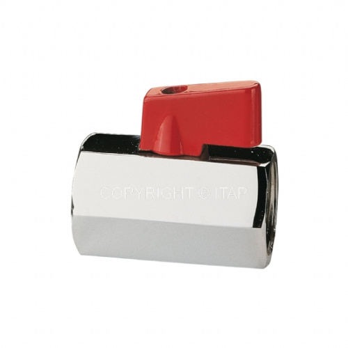 Кран шаровой Mini 3/4"ВВ ручка флажок ITAP 125 3/4' Кран шаровой Mini 3/4"ВВ ручка флажок ITAP 125 3/4'