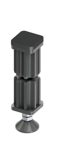 Ножка с регулировкой и торцевым элементом TECEprofil 9140000