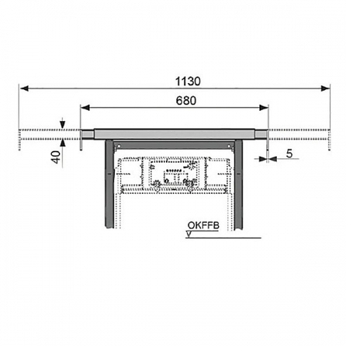 Крепление телескопическое по ширине для инсталляции TECEprofil 9380013