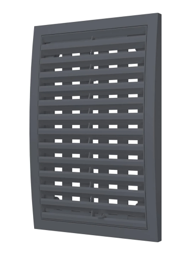 2030РРПН сер, Решетка наружная ASA вентиляционная регулируемая 200х300, серая 2030РРПН сер, Решетка наружная ASA вентиляционная регулируемая 200х300, серая