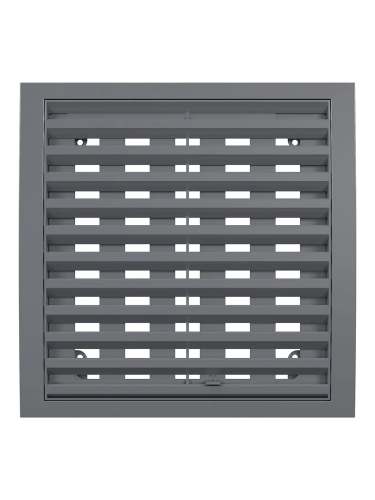 1515РРПН сер, Решетка наружная ASA вентиляционная регулируемая 150х150, серая