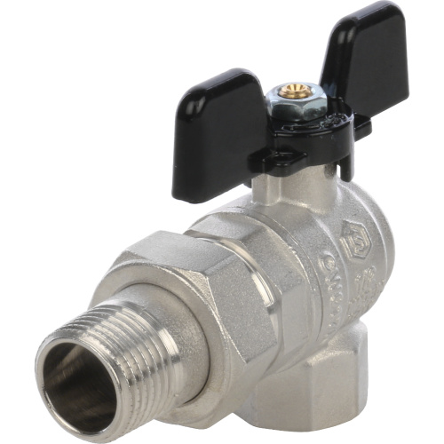 Угловой кран шаровой 1/2"ВН с американкой EPDM, ручка бабочка Stout SVB-0008-000015 Угловой кран шаровой 1/2"ВН с американкой EPDM, ручка бабочка Stout SVB-0008-000015