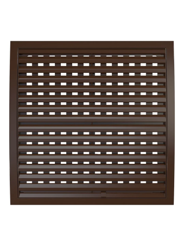 3535РРПН кор, Решетка наружная ASA вентиляционная регулируемая 350х350, коричневая 3535РРПН кор, Решетка наружная ASA вентиляционная регулируемая 350х350, коричневая