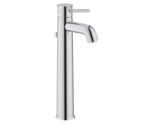 Смеситель для раковины Grohe Bau Classic 32868000 хром, донный клапан, высокий излив Смеситель для раковины Grohe Bau Classic 32868000 хром, донный клапан, высокий излив