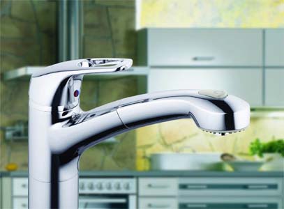 Смеситель для кухни Kludi MX 399410562 хром, выдвижной излив-душ Смеситель для кухни Kludi MX 399410562 хром, выдвижной излив-душ