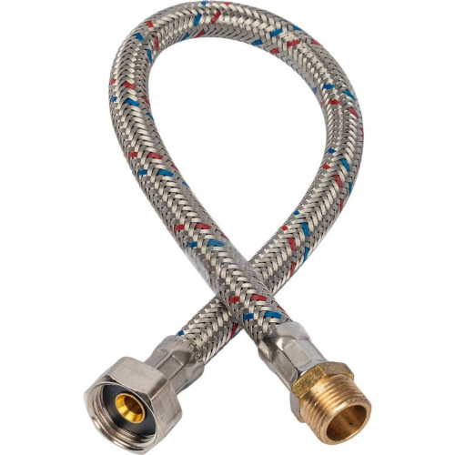 Подводка для воды 1/2"x3/8" гайка-штуцер, длина 40см Stout