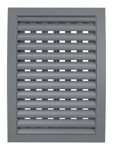 1825РРПН сер, Решетка наружная ASA вентиляционная регулируемая 180х250, серая 1825РРПН сер, Решетка наружная ASA вентиляционная регулируемая 180х250, серая