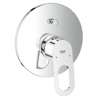 Смеситель для ванны Grohe Bauloop 29081000 Хром, скрытый монтаж, полный комплект Смеситель для ванны Grohe Bauloop 29081000 Хром, скрытый монтаж, полный комплект