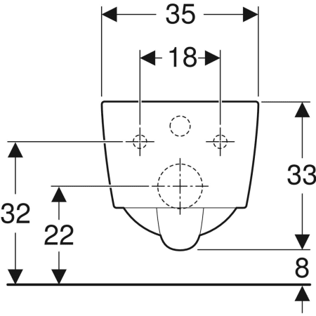 Подвесной унитаз Geberit iCon Square, закрытая форма, Rimfree 201950000 Подвесной унитаз Geberit iCon Square, закрытая форма, Rimfree 201950000