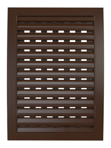 1825РРПН кор, Решетка наружная ASA вентиляционная регулируемая 180х250, коричневая 1825РРПН кор, Решетка наружная ASA вентиляционная регулируемая 180х250, коричневая