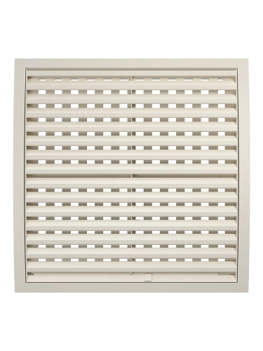 3535РРПН Ivory, Решетка наружная ASA вентиляционная регулируемая 350х350 3535РРПН Ivory, Решетка наружная ASA вентиляционная регулируемая 350х350