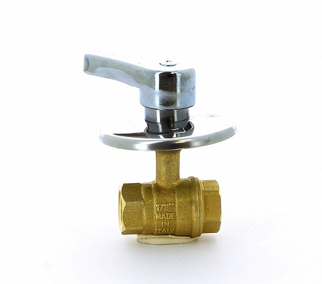 Кран шаровой 1"ВВ под штукатурку, хром рукоятка ITAP 138 1' Кран шаровой 1"ВВ под штукатурку, хром рукоятка ITAP 138 1'