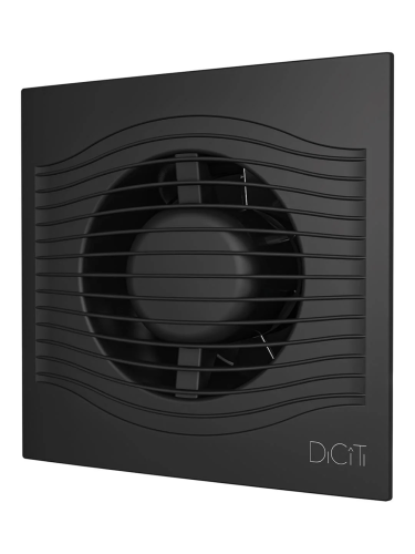 Вентилятор накладной с обратным клапаном D100 DiCiTi SLIM 4C Matt black Вентилятор накладной с обратным клапаном D100 DiCiTi SLIM 4C Matt black