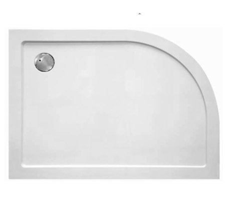 Душевой поддон SMC 120x90 Cezares TRAY-M-RH-120/90-550-35-W-R правый, асимметричный, стеклокомпозит