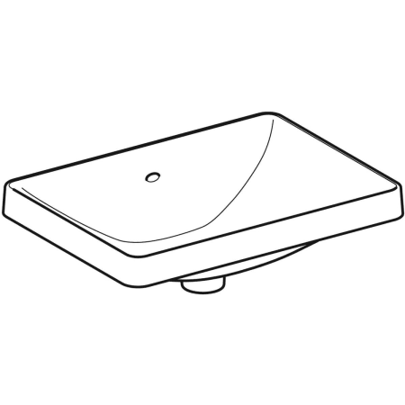 Встраиваемая раковина Geberit VariForm прямоугольной формы 500.738.01.2