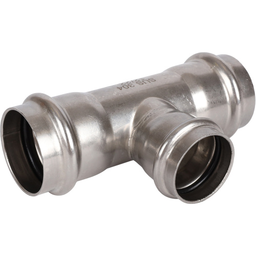 Тройник переходной ВПр 42х35х42 пресс, нержавеющая сталь Rommer Тройник переходной ВПр 42х35х42 пресс, нержавеющая сталь Rommer