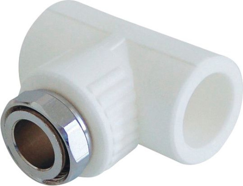 Тройник с накидной гайкой Kalde 25х1"В полипропилен 3222-tut-251000
