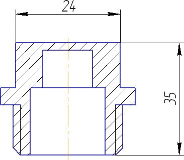 Заглушка Kalde 25Н полипропилен 3292-ste-250c00