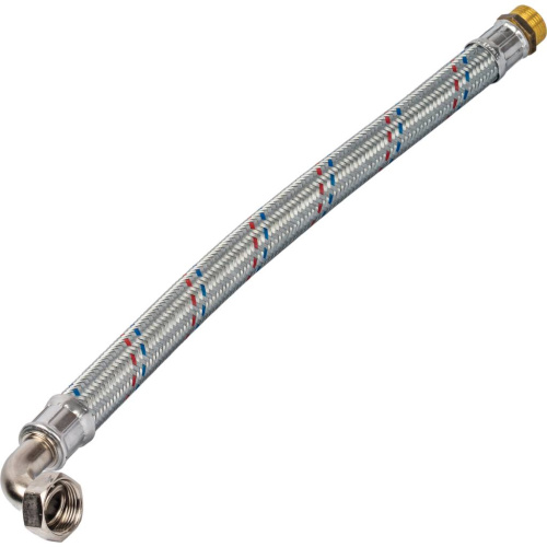 Подводка для воды 1" гайка угловая-штуцер, длина 60см Stout