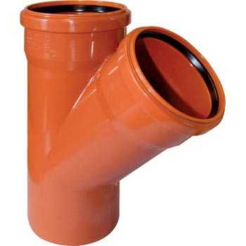 Тройник 315x200x45° косой, НПВХ Хемкор наружная канализация Тройник 315x200x45° косой, НПВХ Хемкор наружная канализация