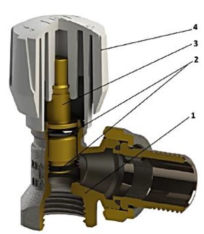 Клапан ручной Stout терморегулирующий, прямой 3/4" SVR-2122-000020 Клапан ручной Stout терморегулирующий, прямой 3/4" SVR-2122-000020