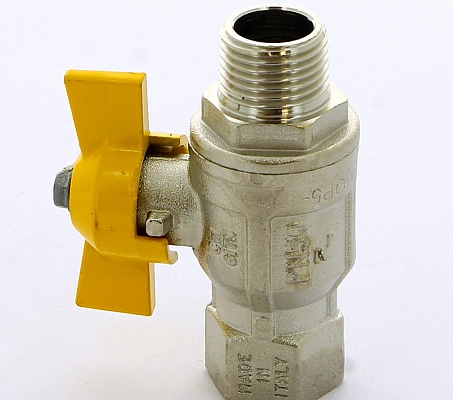 Кран шаровой 1/2"ВН для газа, ручка бабочка ITAP Berlin 073 1/2' Кран шаровой 1/2"ВН для газа, ручка бабочка ITAP Berlin 073 1/2'