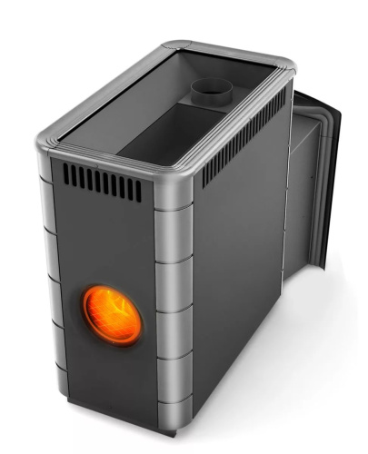 Банная печь Аврора XXL Inox Витра Иллюминатор антрацит НВ Термофор Банная печь Аврора XXL Inox Витра Иллюминатор антрацит НВ Термофор