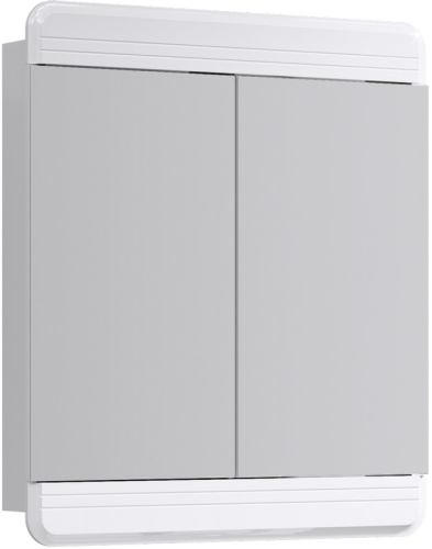 Зеркальный шкаф AQWELLA Corsica 74 белый  Kor.04.07 Зеркальный шкаф AQWELLA Corsica 74 белый  Kor.04.07