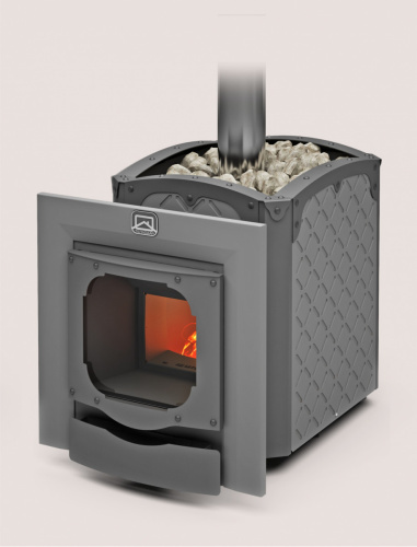 Печь банная чугунная Теплодар Былина 18 Ч Панорама