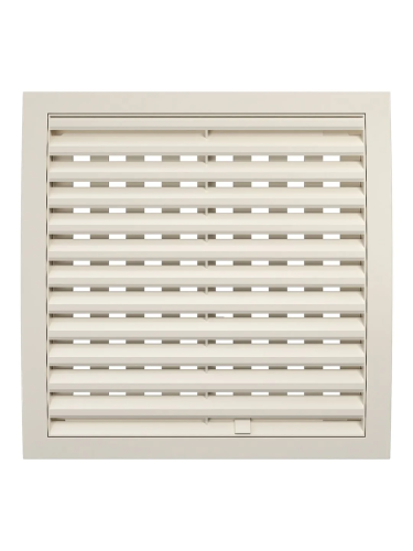 2525РРПН Ivory, Решетка наружная ASA вентиляционная регулируемая 250х250 2525РРПН Ivory, Решетка наружная ASA вентиляционная регулируемая 250х250