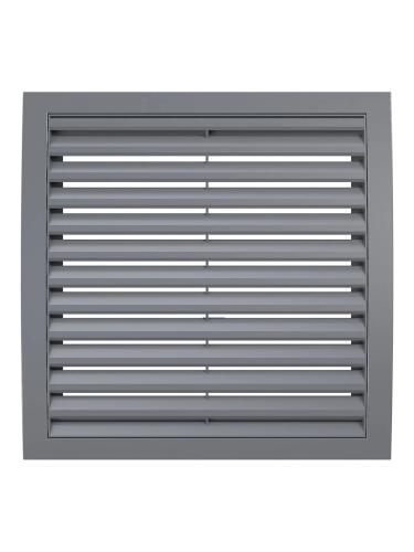 2525РРН сер, Решетка наружная ASA вентиляционная вытяжная 250х250, серая 2525РРН сер, Решетка наружная ASA вентиляционная вытяжная 250х250, серая
