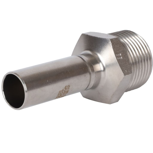 Вставка переходная НПр-НР 15x3/4" пресс, нержавеющая сталь Rommer Вставка переходная НПр-НР 15x3/4" пресс, нержавеющая сталь Rommer