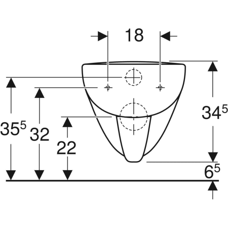 Подвесной унитаз Geberit Renova Plan, Rimfree 202170000