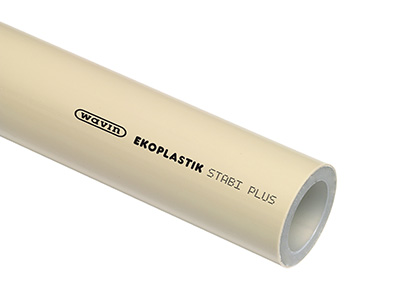 Полипропиленовая труба 25x3,5 Ekoplastik PP-RCT Stabi Plus PN28 алюминий