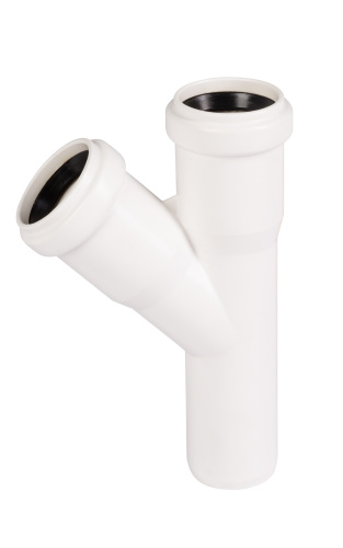 Тройник 32x45° белый, косой, PP HTEA Ostendorf внутренняя канализация Тройник 32x45° белый, косой, PP HTEA Ostendorf внутренняя канализация