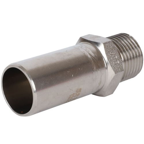 Вставка переходная НПр-НР 22x1/2" пресс, нержавеющая сталь Rommer Вставка переходная НПр-НР 22x1/2" пресс, нержавеющая сталь Rommer