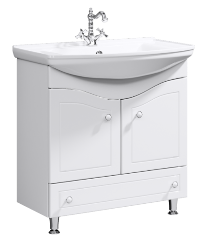 Тумба с умывальником AQWELLA Franchesca 86,5 Белый FR0108