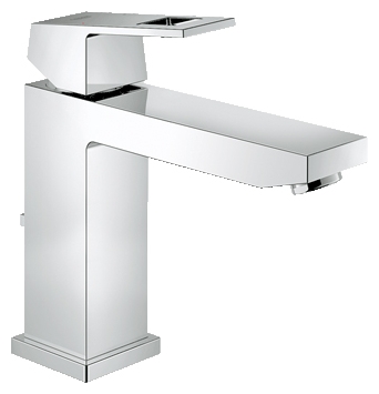 Смеситель для раковины Grohe Eurocube 23445000 хром, донный клапан Смеситель для раковины Grohe Eurocube 23445000 хром, донный клапан