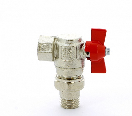 Угловой кран шаровой 1/2"ВН с американкой, ручка бабочка ITAP Ideal 298 1/2' Угловой кран шаровой 1/2"ВН с американкой, ручка бабочка ITAP Ideal 298 1/2'