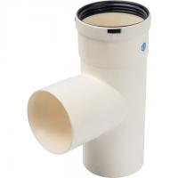 Элемент дымохода конденсац. тройник T образн Ø80 п/п/м PP-FE Stout SCA-8080-030210