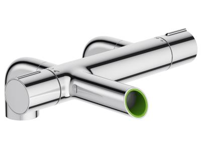 Смеситель для ванны Jacob Delafon Toobi E9095-CP Хром, на деку ванны, термостатический Смеситель для ванны Jacob Delafon Toobi E9095-CP Хром, на деку ванны, термостатический