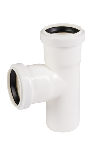 Тройник 50x87° белый, прямой, PP HTEA Ostendorf внутренняя канализация Тройник 50x87° белый, прямой, PP HTEA Ostendorf внутренняя канализация