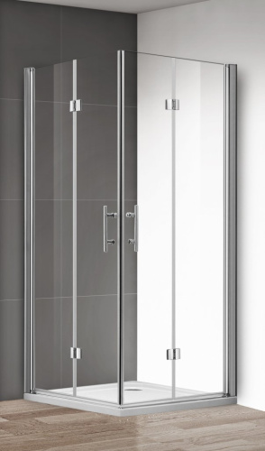 Душевой уголок 80x90 Cezares ECO-O-ASH-2-80/90-C-Cr