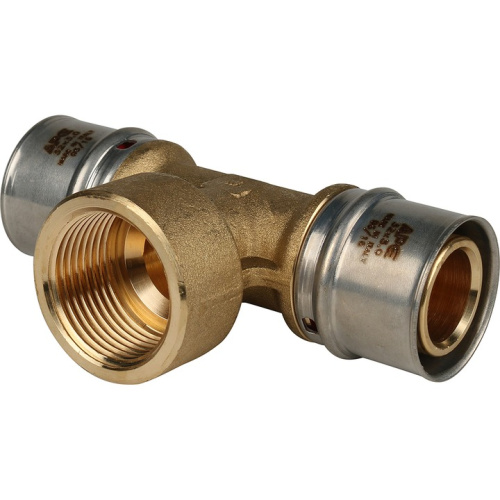 Тройник с резьбой пресс 32x1"Вx32 Stout металлопластик SFP-0007-000132