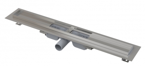 Душевой лоток Alcaplast APZ101-850 LOW, с порогами, для перфорированной решетки, с горизонтальным стоком, L 850мм Душевой лоток Alcaplast APZ101-850 LOW, с порогами, для перфорированной решетки, с горизонтальным стоком, L 850мм