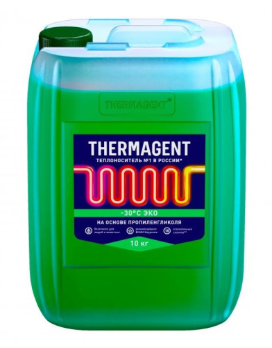 Теплоноситель Thermagent EKO -30 пропиленгликоль 10 кг Теплоноситель Thermagent EKO -30 пропиленгликоль 10 кг