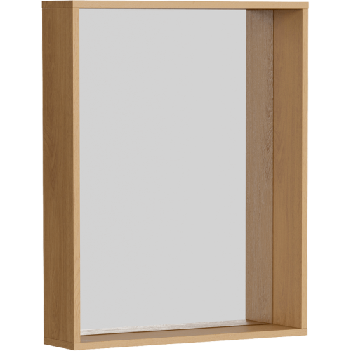 Зеркало AQWELLA Basic 75  Дуб золотой BAS0207DZ Зеркало AQWELLA Basic 75  Дуб золотой BAS0207DZ