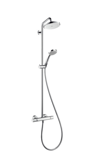 Душевая система с термостатом Hansgrohe Croma Showerpipe 220 1jet хром 27185000
