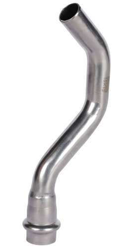 Обвод однораструбный-НПр 15 пресс, нержавеющая сталь Rommer Обвод однораструбный-НПр 15 пресс, нержавеющая сталь Rommer